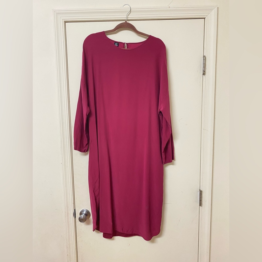 Perfect  fuchsia silk dress